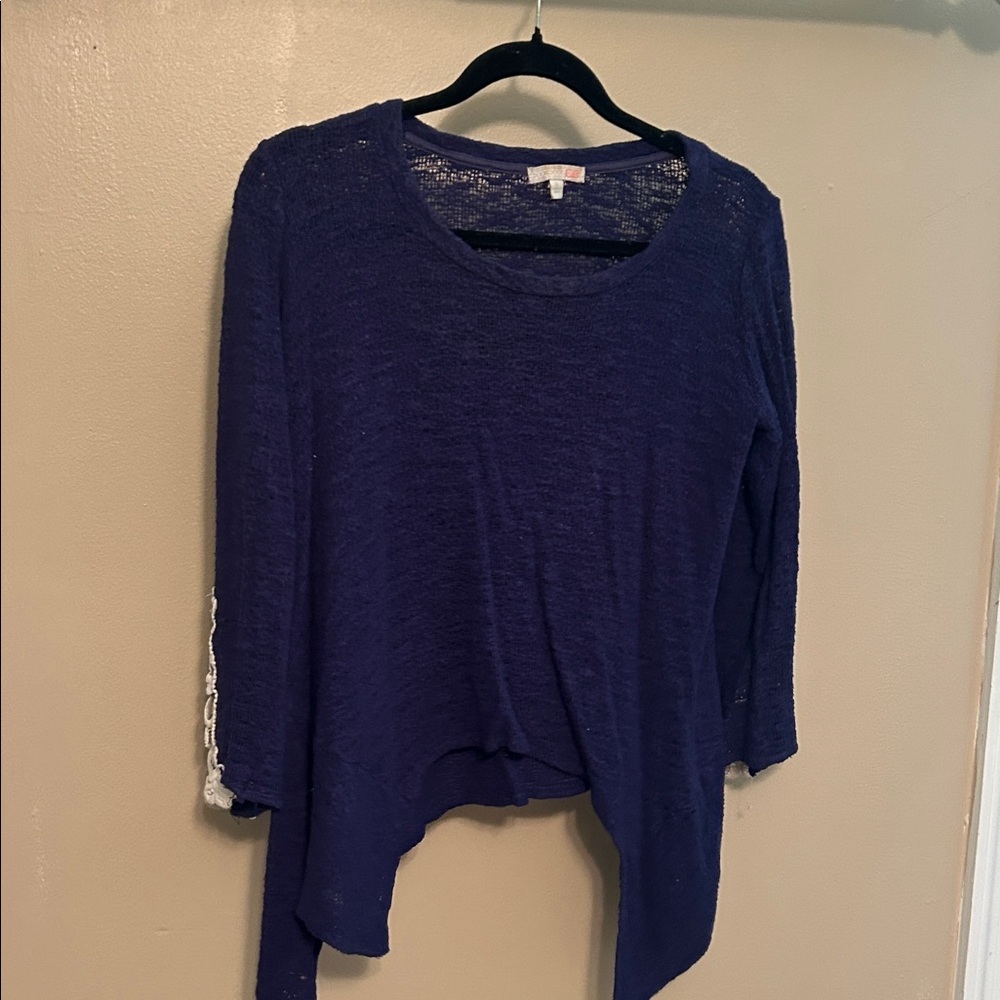 GBX Women's Deep Purple Long Sleeve Top